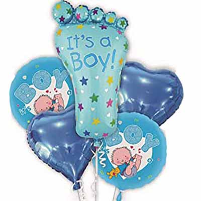Personalized Baby Shower Balloon Ring Decor