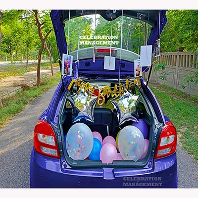 Classy Car Back Surprise Decor