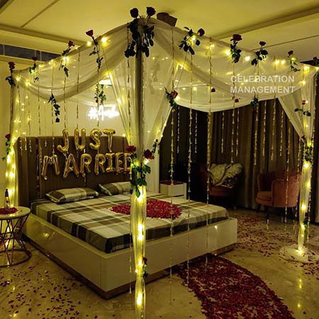 Suhagrat Room Decoration