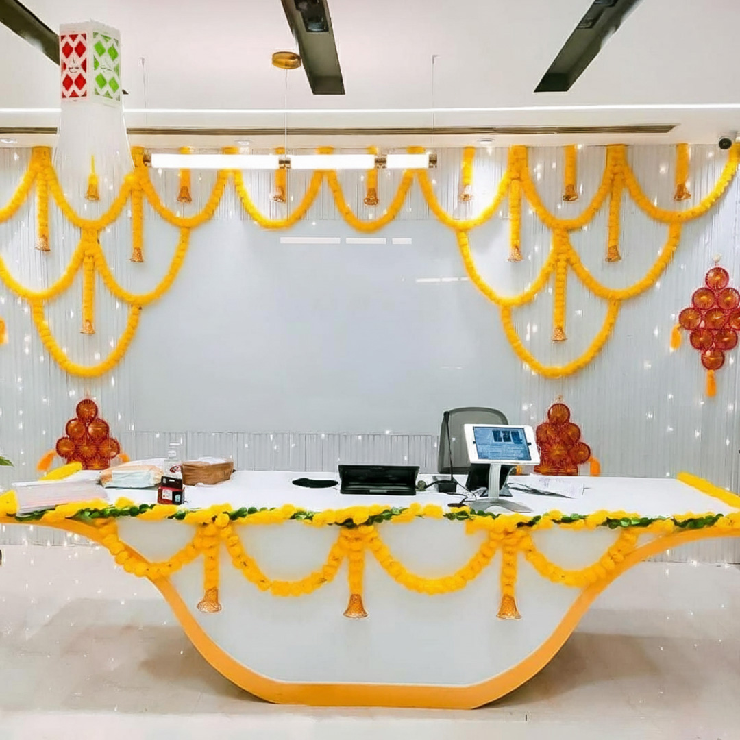 Reception Diwali Decoration