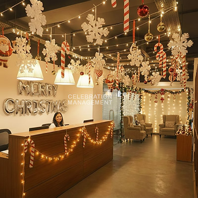 Christmas Reception Decoration