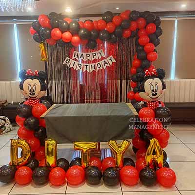 Mickey Mouse Theme Decoration at Home
