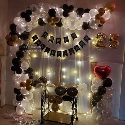 25th Wedding Anniversary Decorations