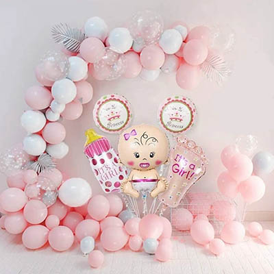 Pastel Pink Welcome Baby Decoration