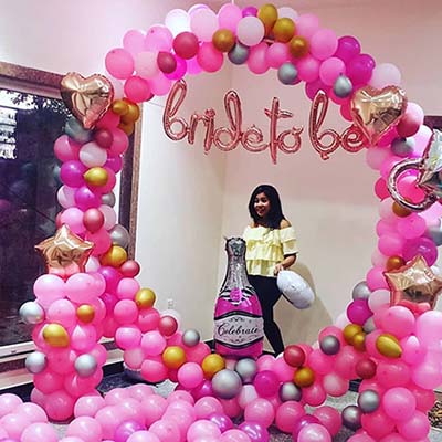 Bride To Be Balloon Ring Decor