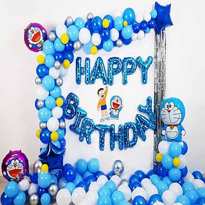 Doremon Theme Decoration at Home