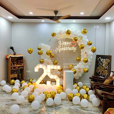 25th Anniversary Decoration