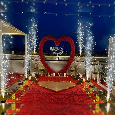Exclusive Romantic Proposal Decoration