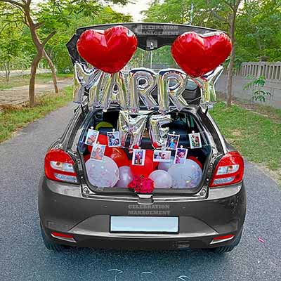 Proposal Car Boot Decoration