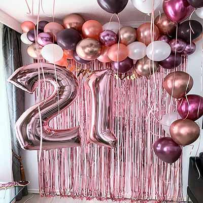 21st Birthday Wall Decoration