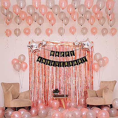 Balloon Decoration for Anniversary at Home