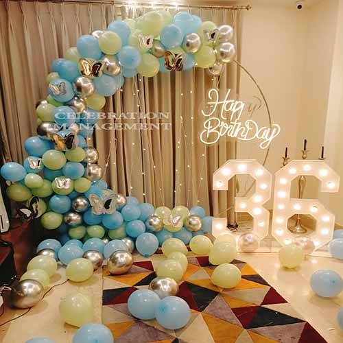 Lightening Balloon Ring Decor 