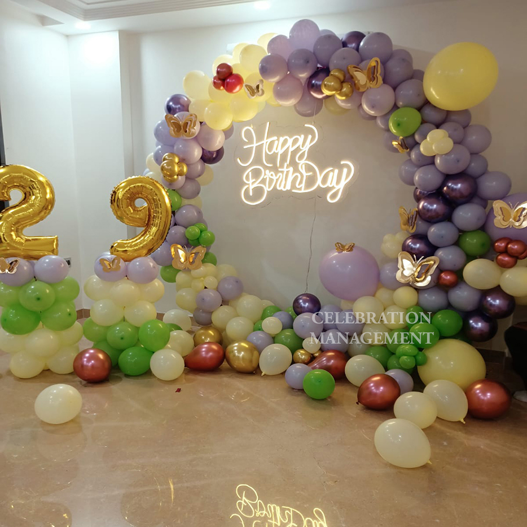 Colorfull Pastel Balloon decor