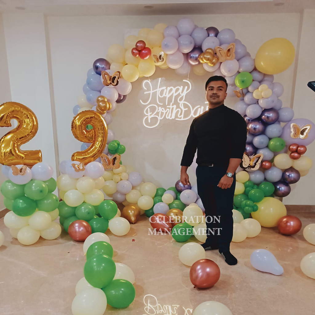 Colorfull Pastel Balloon decor