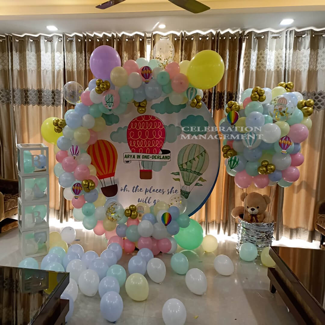 Hot Air Balloon Ring Decoration