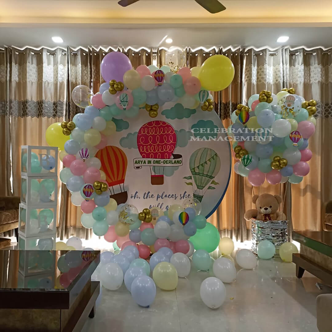 Hot Air Balloon Ring Decoration