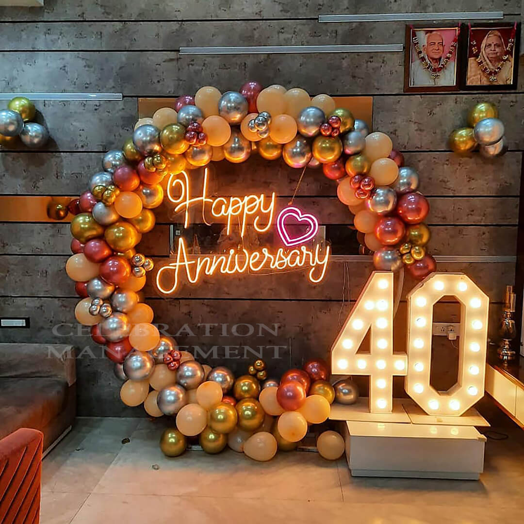 Exclusive Anniversary Ring Decoration 