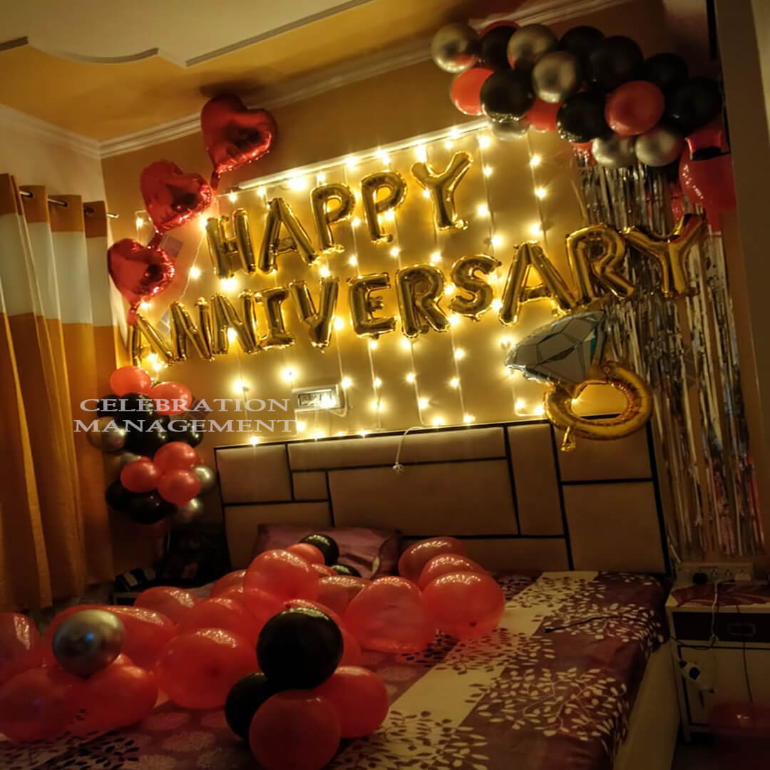 Lighting Hearty Anniversary Decoration