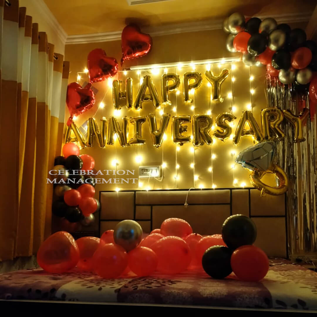 Lighting Hearty Anniversary Decoration