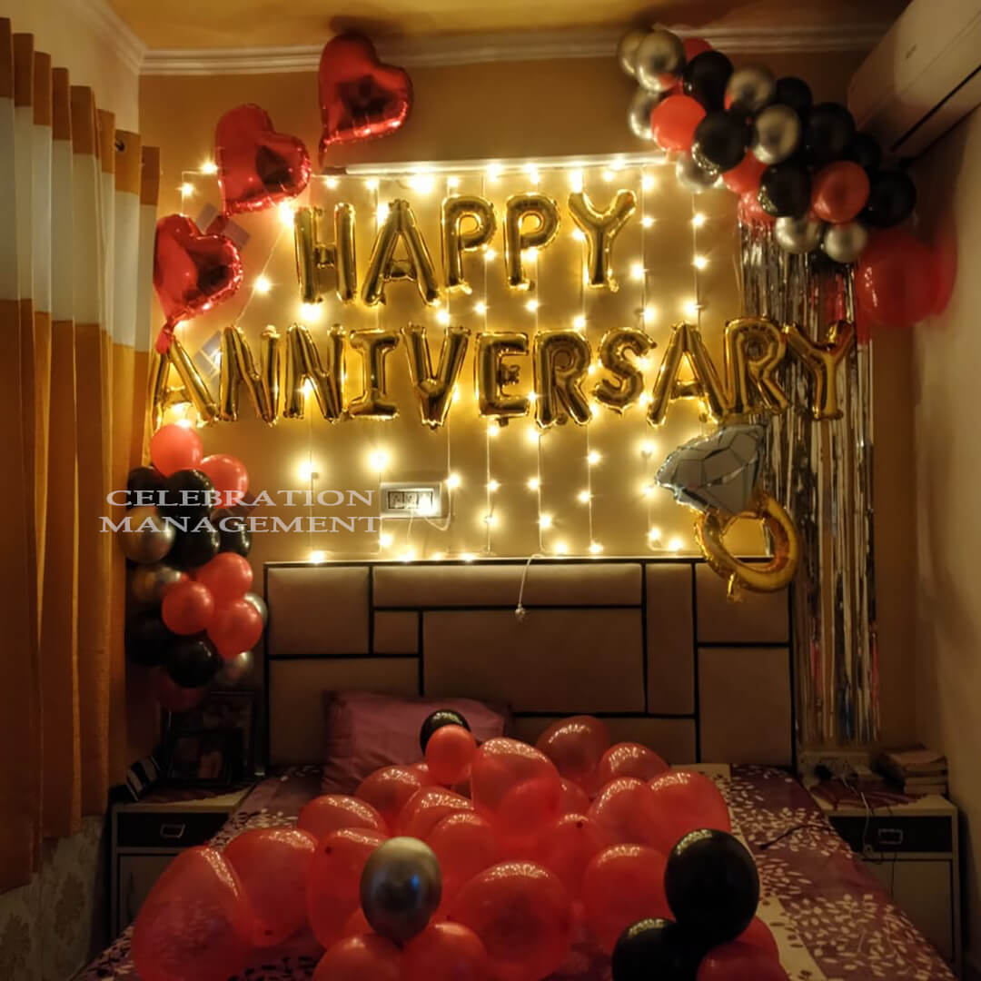 Lighting Hearty Anniversary Decoration