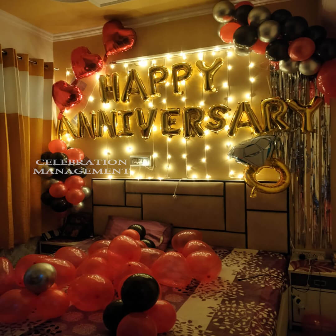 Lighting Hearty Anniversary Decoration