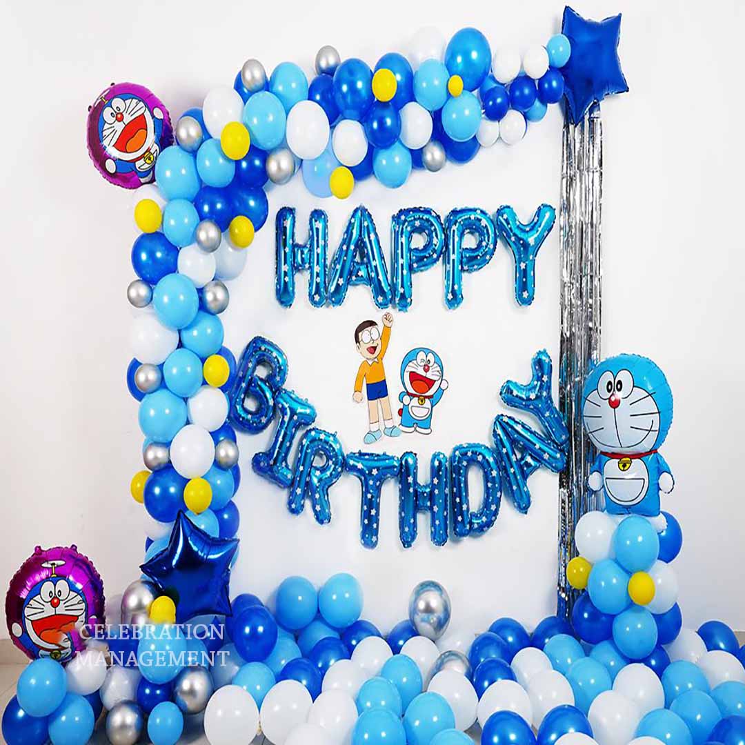 Doremon Theme Decoration at Home