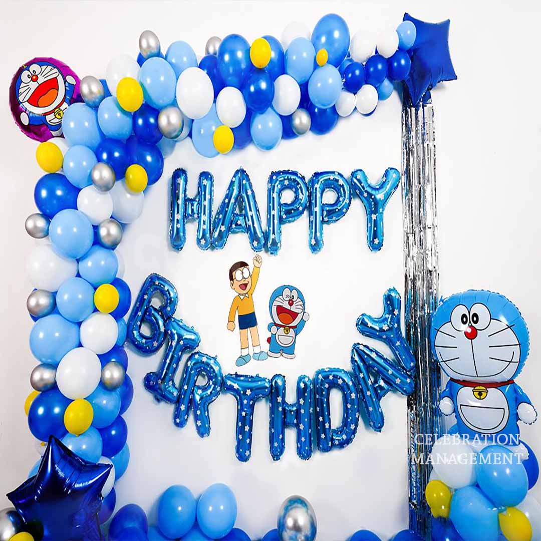 Doremon Theme Decoration at Home