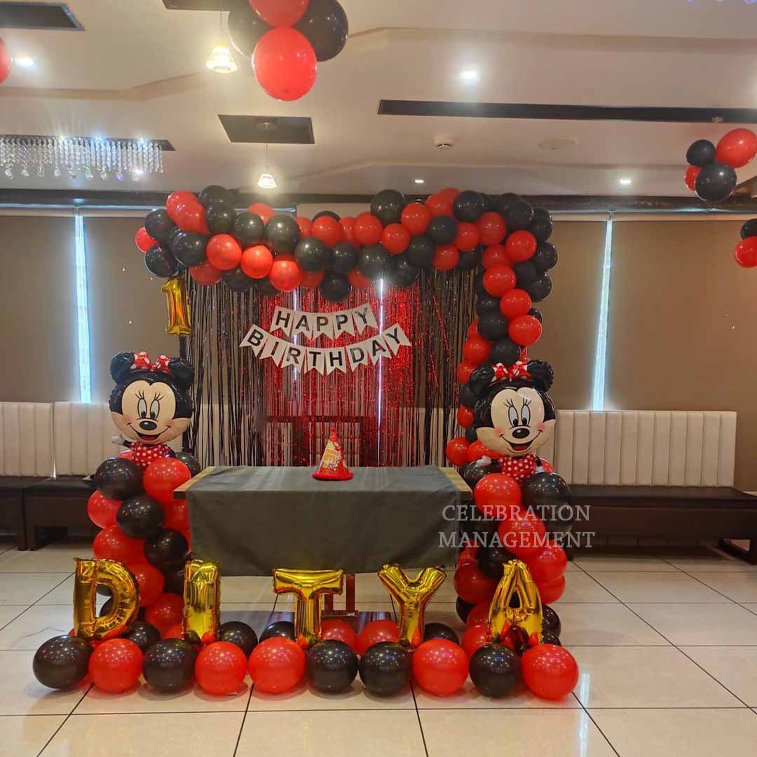 Mickey Mouse Theme Decoration at Home