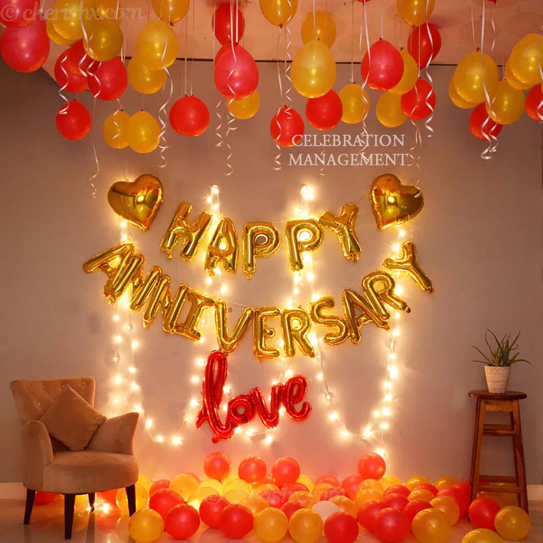Anniversary Special Balloon Decoration