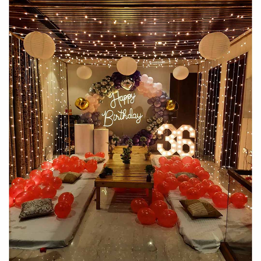 Rooftop Terrace Party Decorations