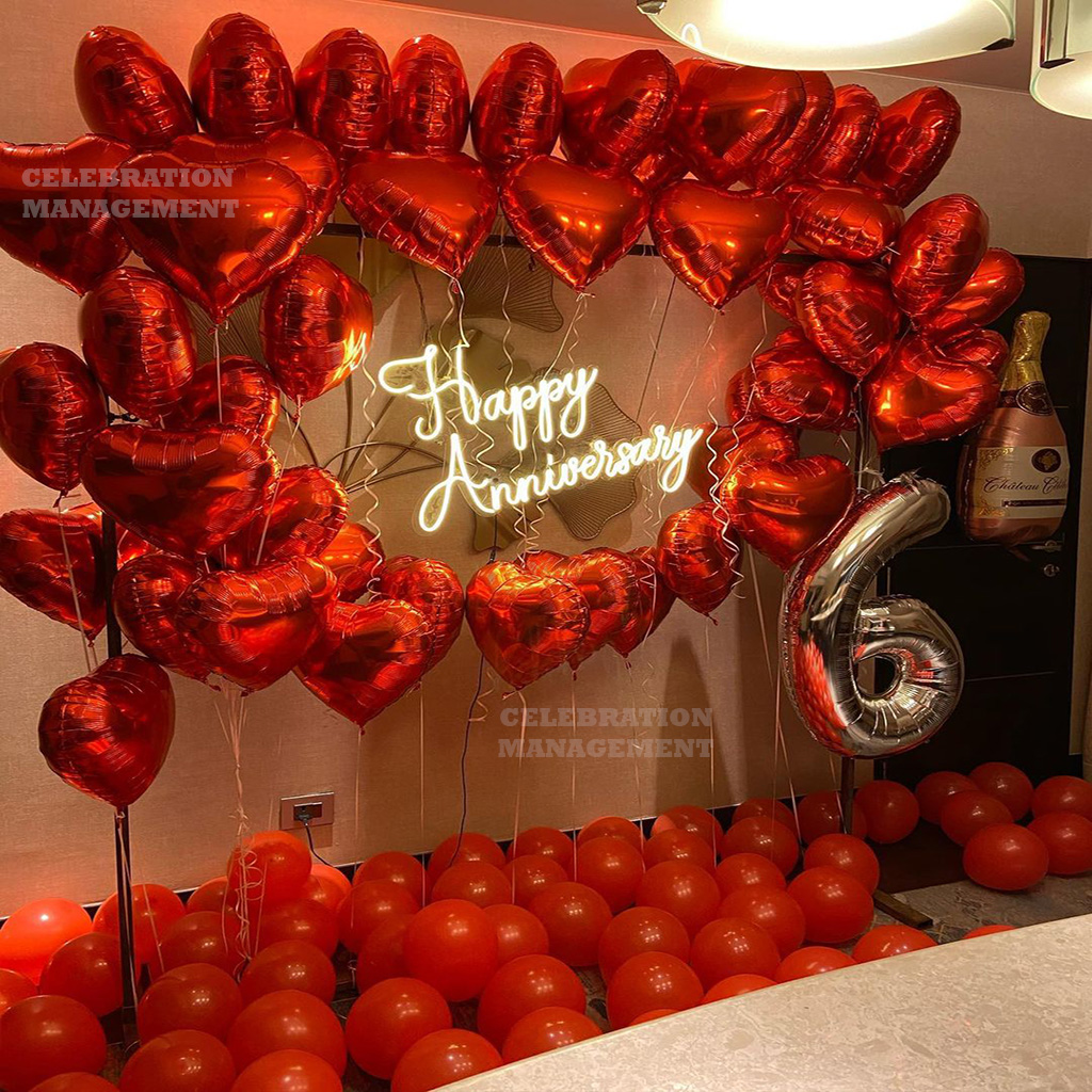 Love Heart Anniversary Celebration