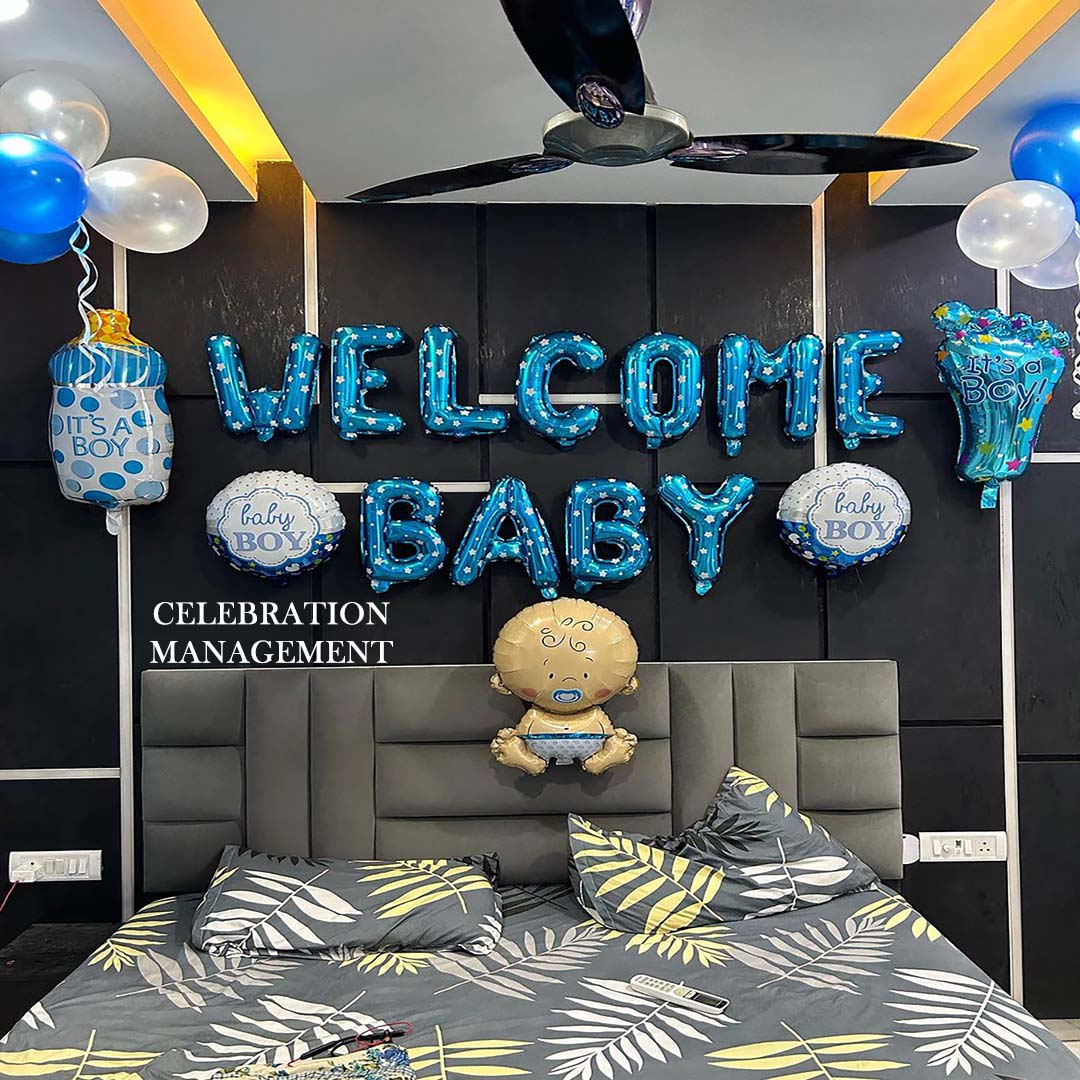 Room Decoration for Welcome Baby Boy