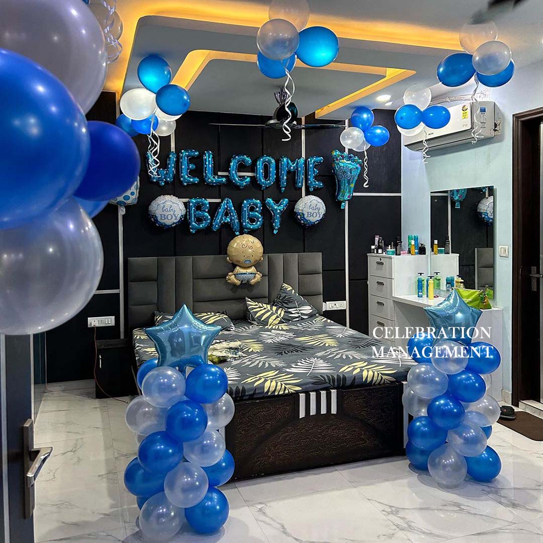 Room Decoration for Welcome Baby Boy