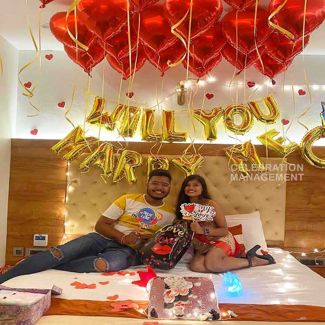 Romantic Proposal Room Decoration