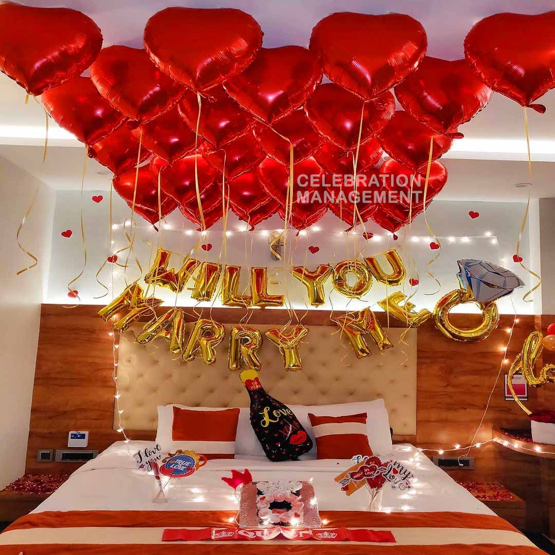 Romantic Proposal Room Decoration