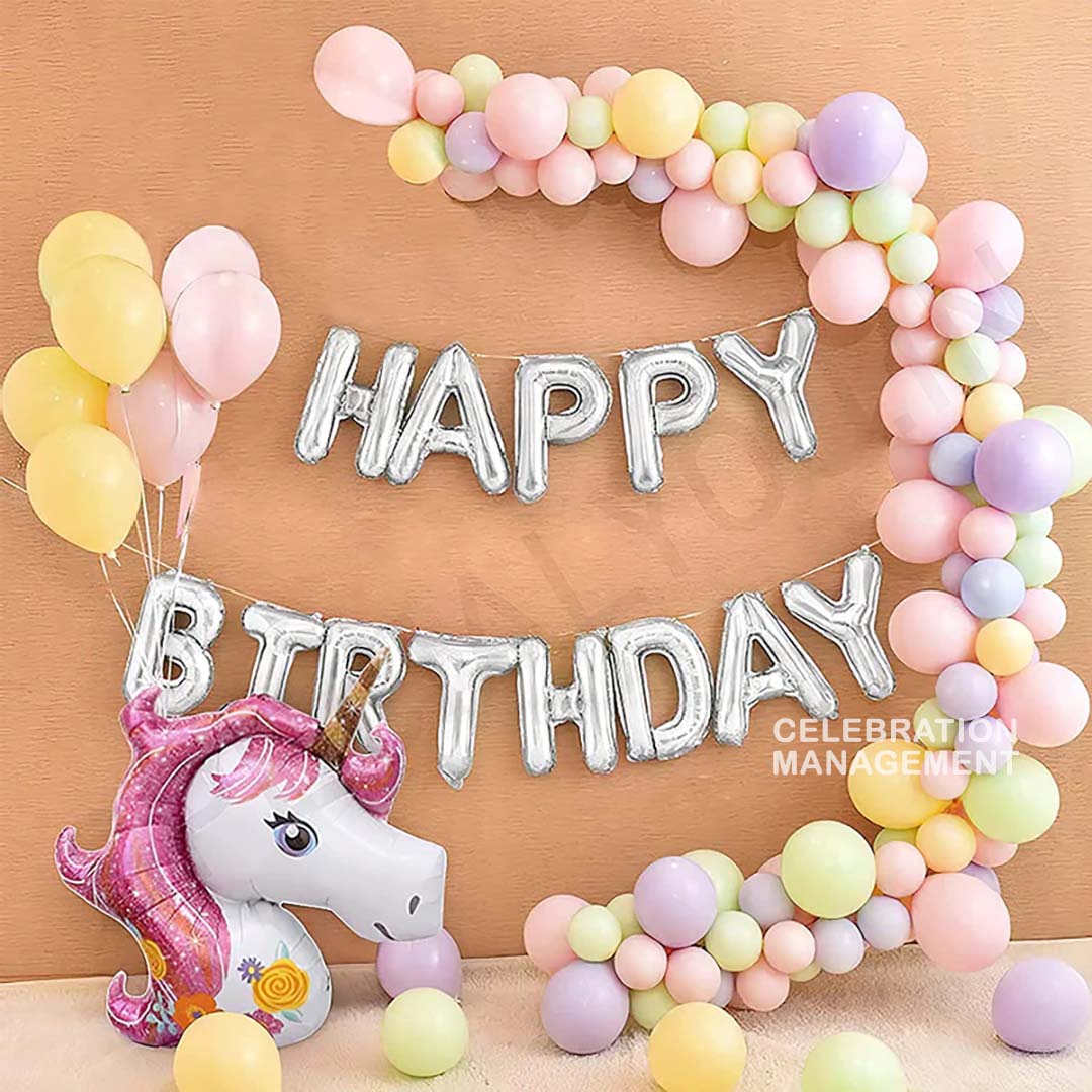 Simple Unicorn Birthday Theme