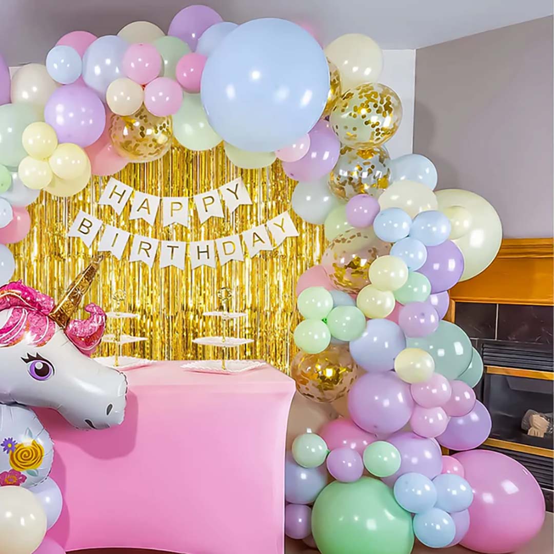 Unicorn Themed Party Backdrop