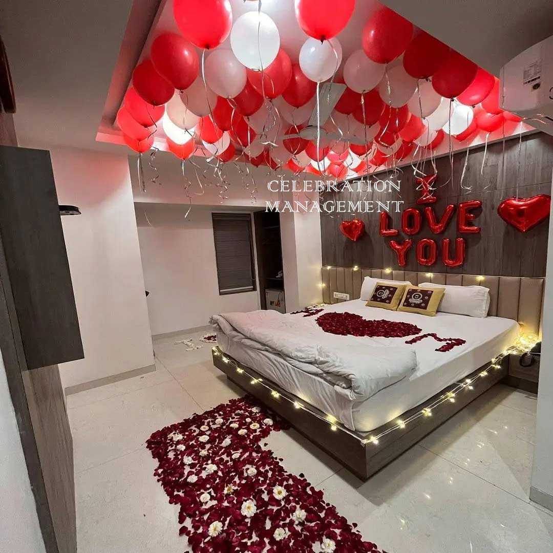 Surprise Love Theme Room Decoration