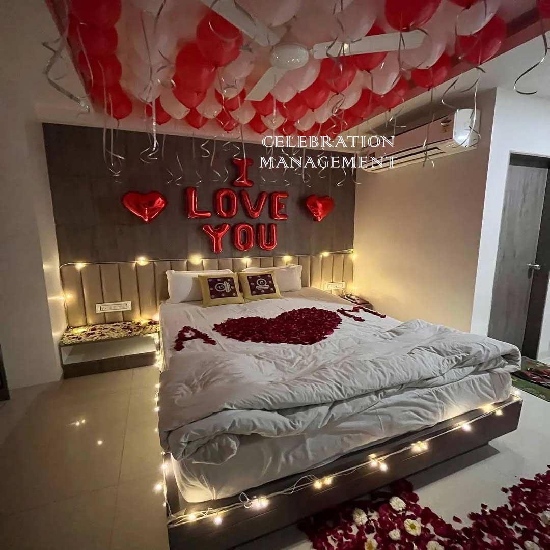 Surprise Love Theme Room Decoration