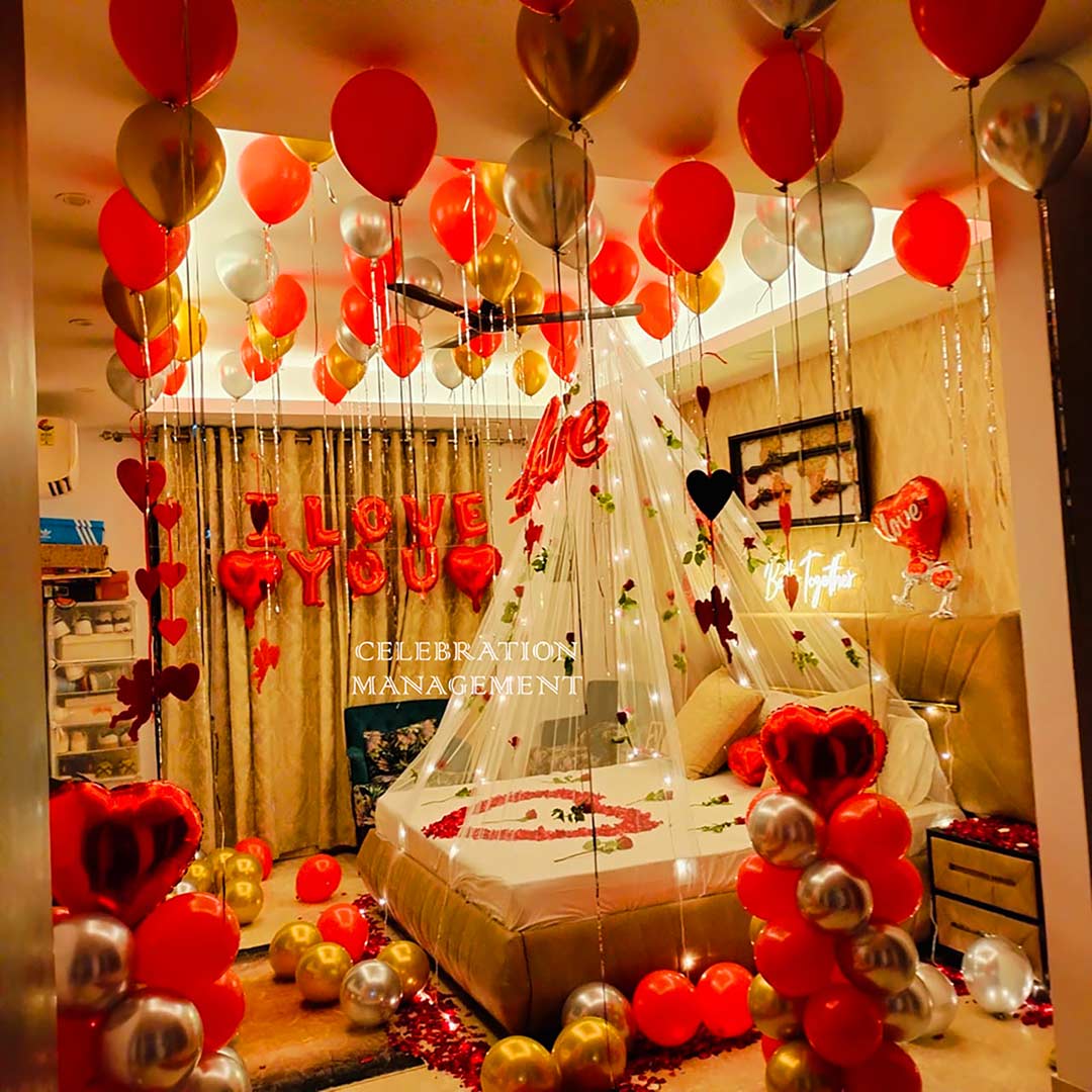 Surprise Romantic Room Decoration