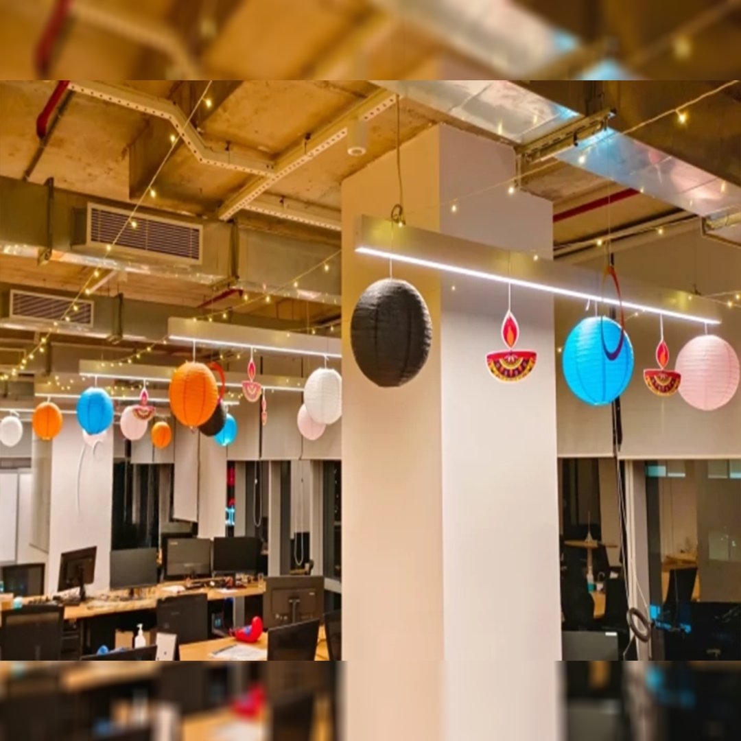 Festive Diwali Decoration for Office