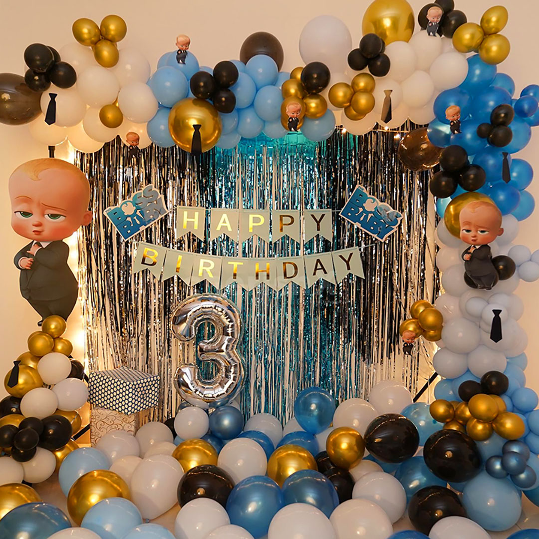 Boss Baby Theme Decoration at Home