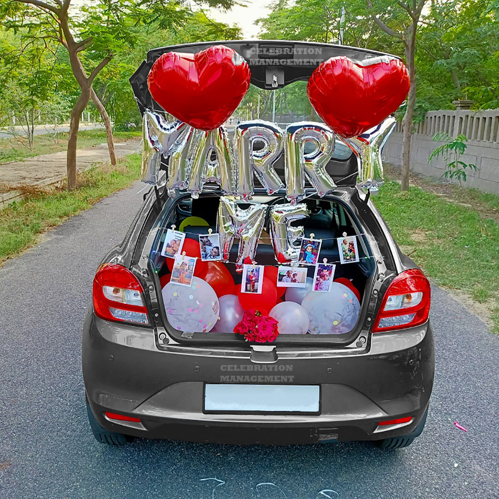 Proposal Car Boot Decoration