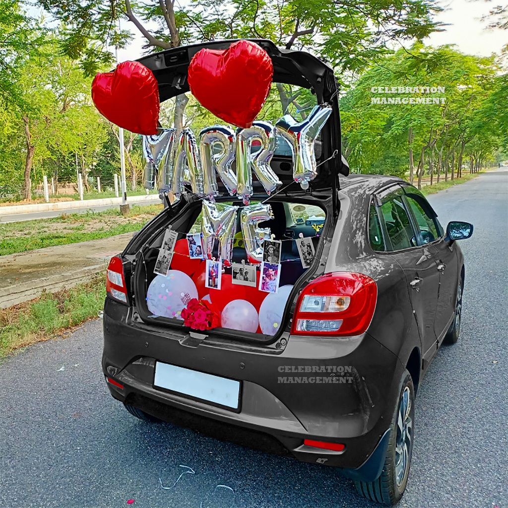 Proposal Car Boot Decoration