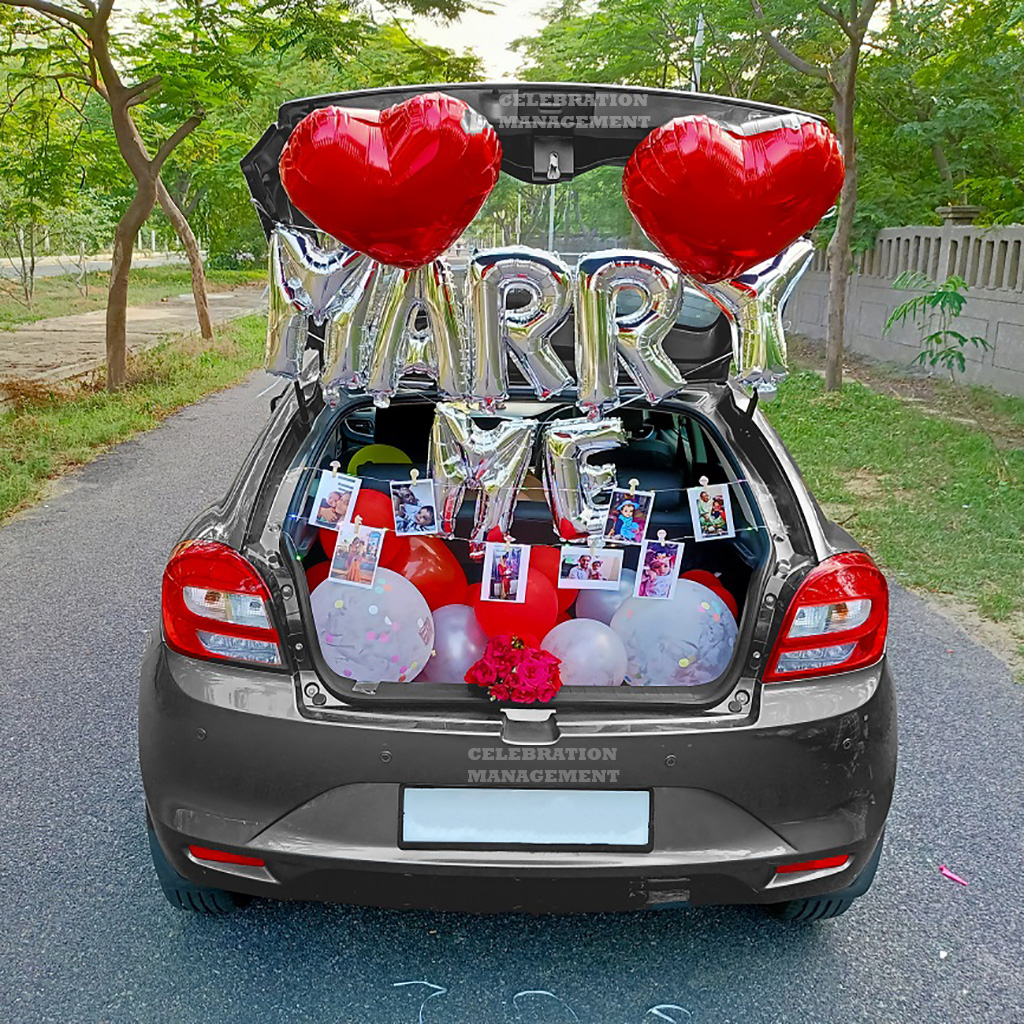 Proposal Car Boot Decoration