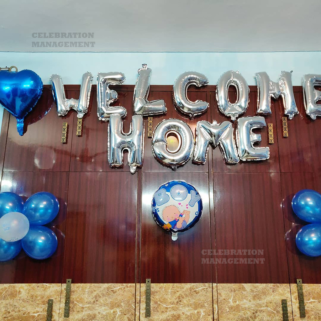 Elegant Welcome Baby decor