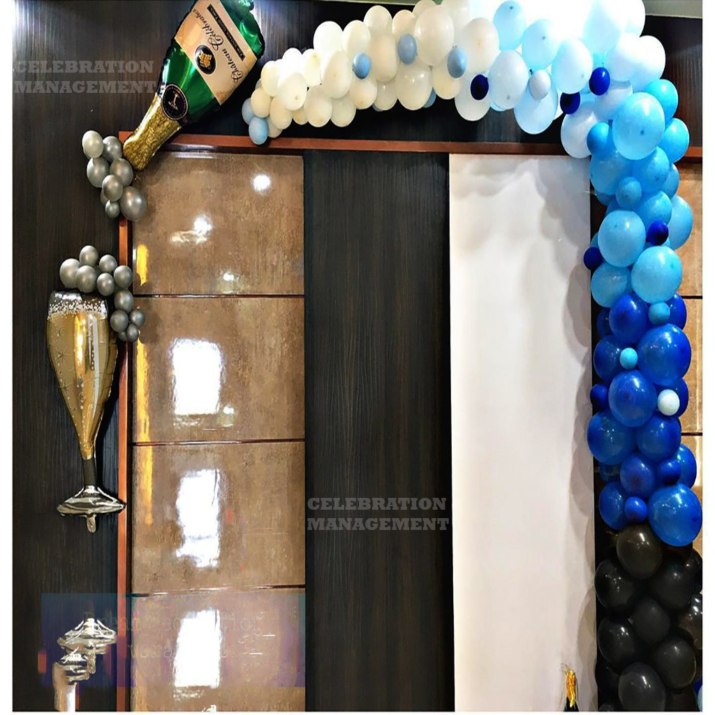 Cheers Champagne Birthday Decor